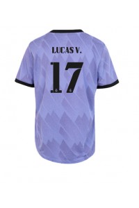 Fotbalové Dres Real Madrid Lucas Vazquez #17 Dámské Venkovní Oblečení 2022-23 Krátký Rukáv